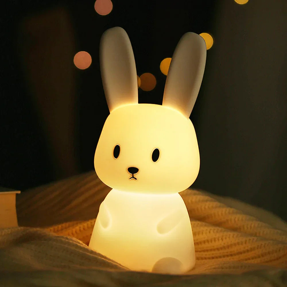 Freyza - Whimsical LED Night Light Collection | Touch Sensor Lamp with 7 Color Modes | Rechargeable for Kids' Bedroom