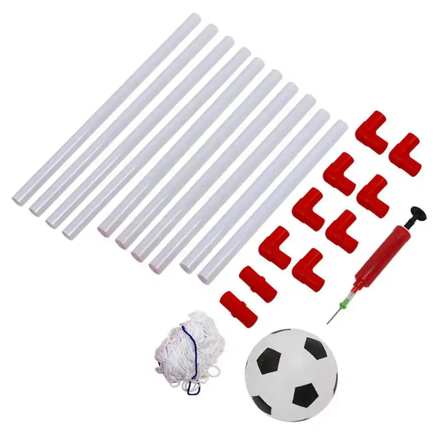 106/120Cm Indoor Outdoor Mini Children Football Soccer Goal Post Net Set with Ball Pump Kids Football Sport Toy Official Size