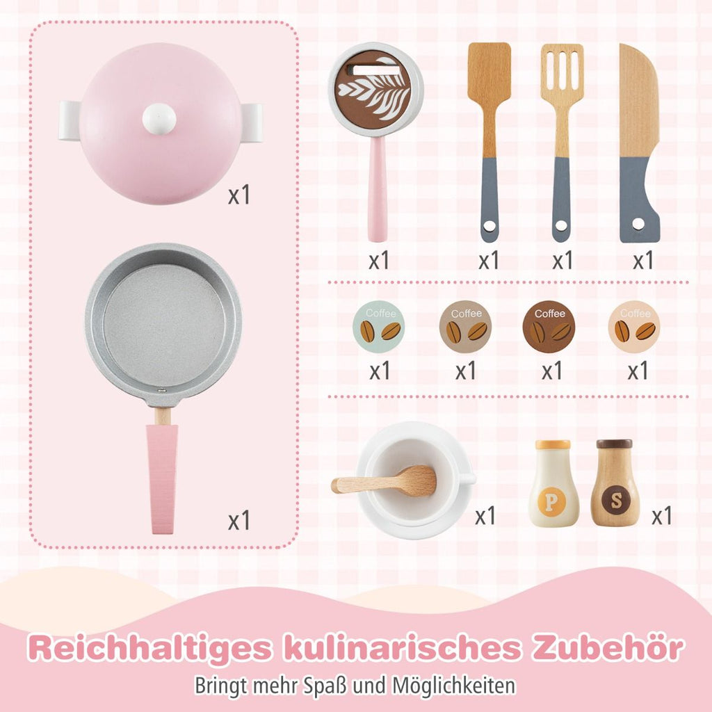 Kinderküche Mit Zubehör & Kaffeemaschine & Mikrowelle & Ofen Kinder Küche Spielküche