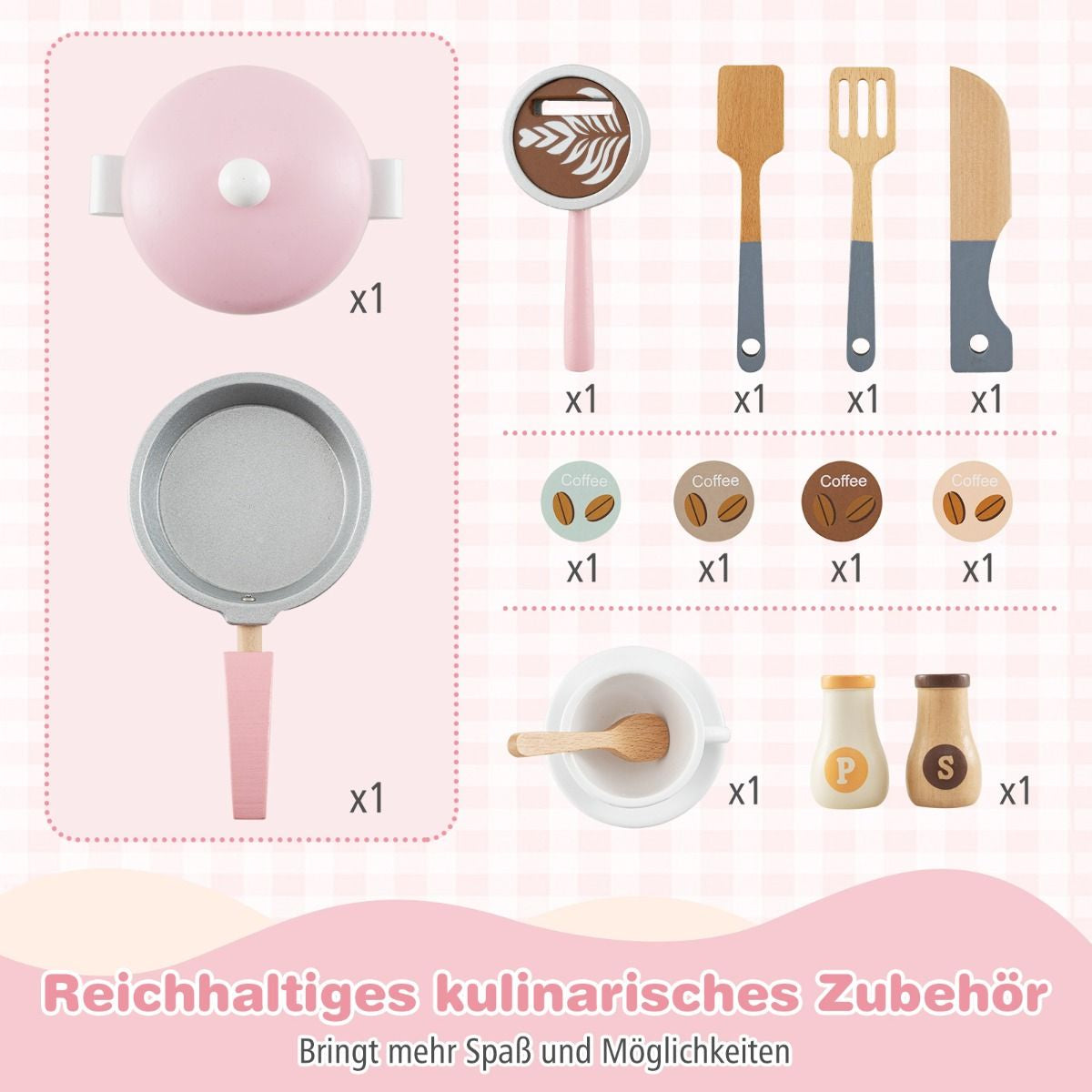 Kinderküche Mit Zubehör & Kaffeemaschine & Mikrowelle & Ofen Kinder Küche Spielküche