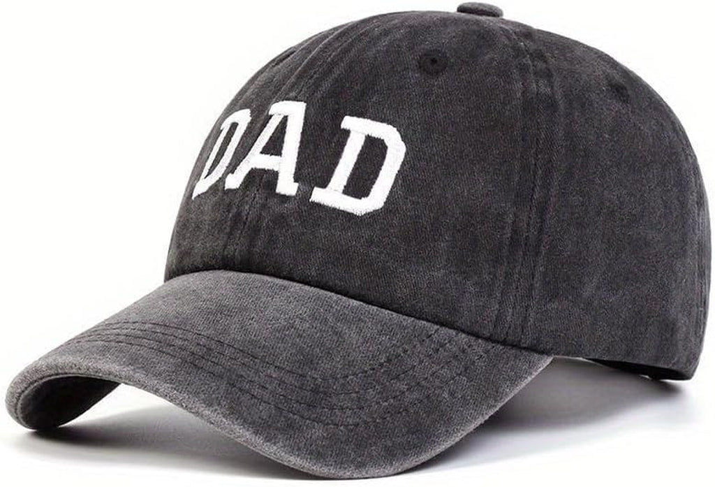Mom Und Dad Baseball Cap – MOM & DAD Paar Set – Besticktes Washed Denim, Verstellbar, Geschenk Für Paare, Eltern,Unisex Baseballmütze