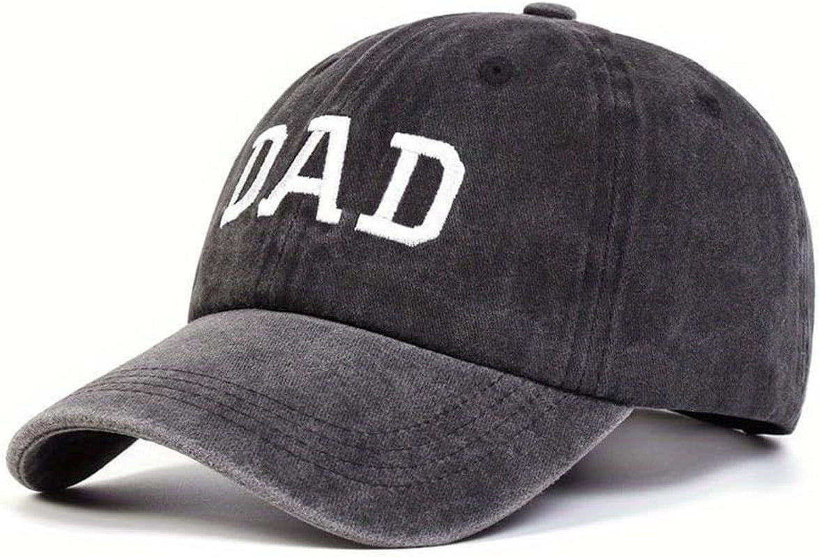 Mom Und Dad Baseball Cap – MOM & DAD Paar Set – Besticktes Washed Denim, Verstellbar, Geschenk Für Paare, Eltern,Unisex Baseballmütze