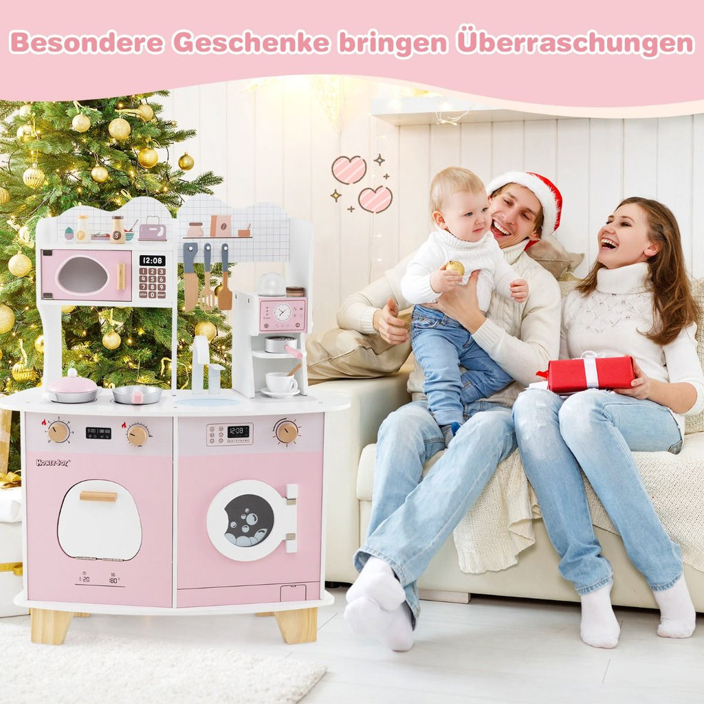 Kinderküche Mit Zubehör & Kaffeemaschine & Mikrowelle & Ofen Kinder Küche Spielküche