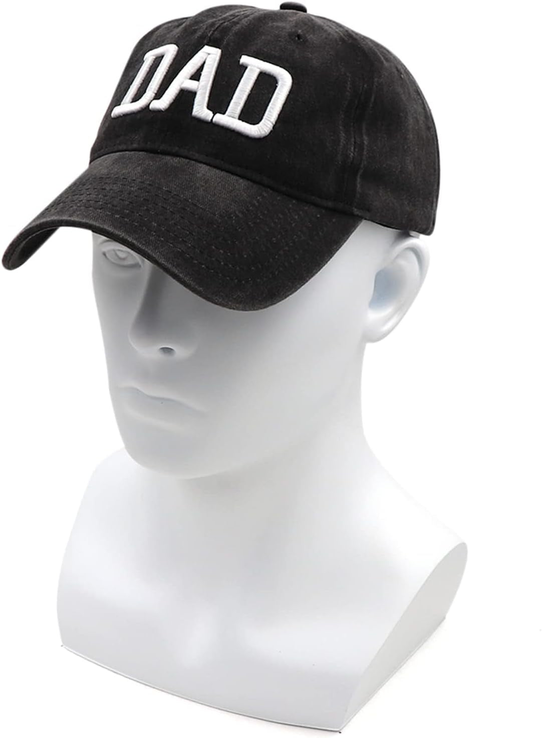 Mom Und Dad Baseball Cap – MOM & DAD Paar Set – Besticktes Washed Denim, Verstellbar, Geschenk Für Paare, Eltern,Unisex Baseballmütze