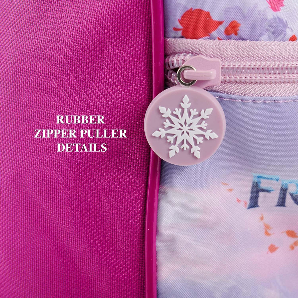 Eiskönigin Sporttasche Für Kleine Mädchen - Frozen 2 Kinder Schwimmtasche Wasserdicht Mit Anna ELSA Olaf - Umhängetasche Duffel Bag Violett Rosa Für Kleinkind Kindergarten - 35X22X15 Cm - Perletti
