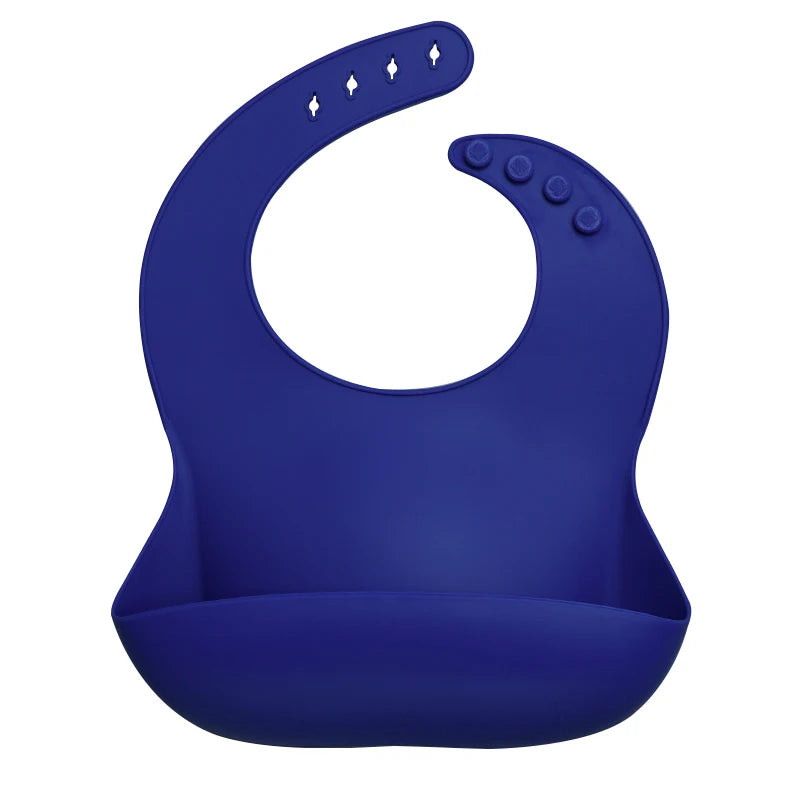 Best Gifts for Newborns Solid Silicone Baby Feeding Bibs Burp Cloths Bandana Fashionable Aprons Babador Breastplate Baby Stuff