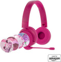 Brandneu Und „Made for Amazon“: Bluetooth-Kinderkopfhörer Buddyphones Poptime Pro Mit Lautstärkebegrenzung Und Bügelmikrofon (Alter: 3-12 Jahre), Pink
