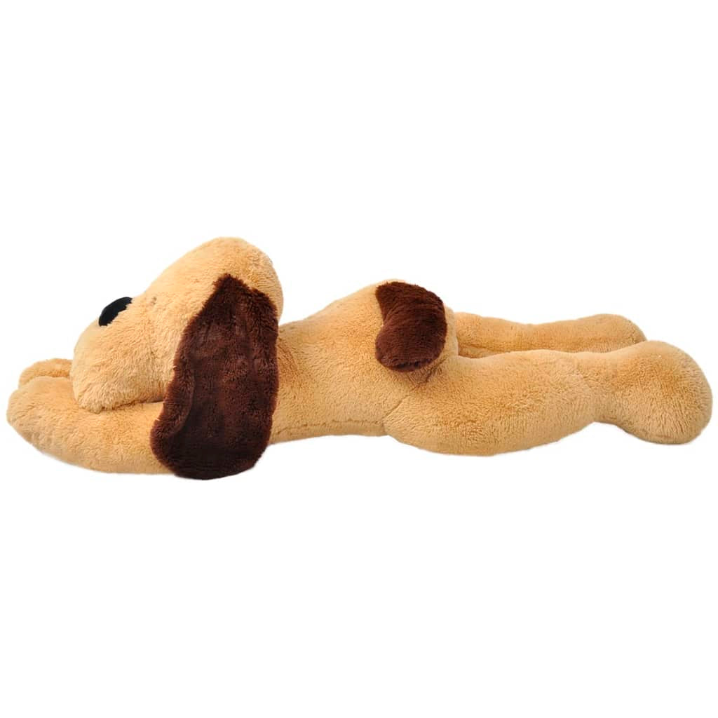 Plüschtier Stofftier Kuscheltier Stoffhund Liegend Geschenk Plüsch Vidaxl