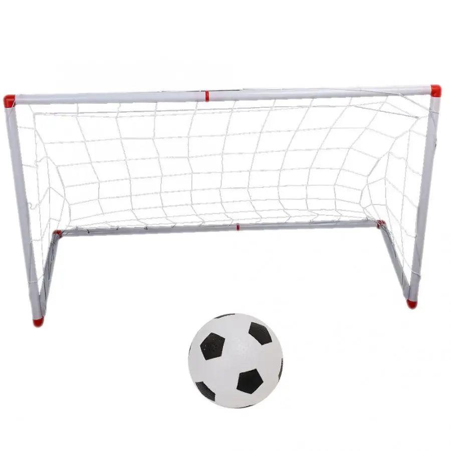 106/120Cm Indoor Outdoor Mini Children Football Soccer Goal Post Net Set with Ball Pump Kids Football Sport Toy Official Size
