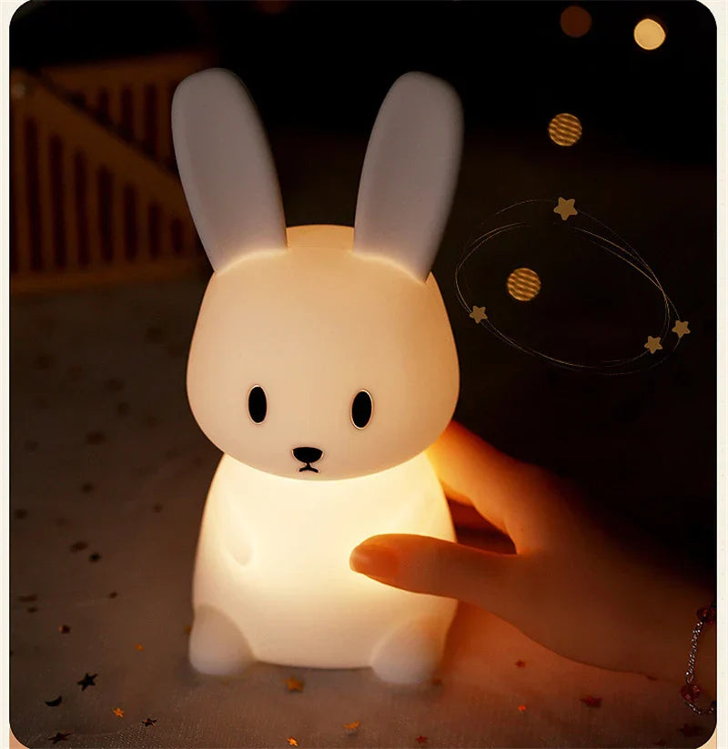 Freyza - Whimsical LED Night Light Collection | Touch Sensor Lamp with 7 Color Modes | Rechargeable for Kids' Bedroom