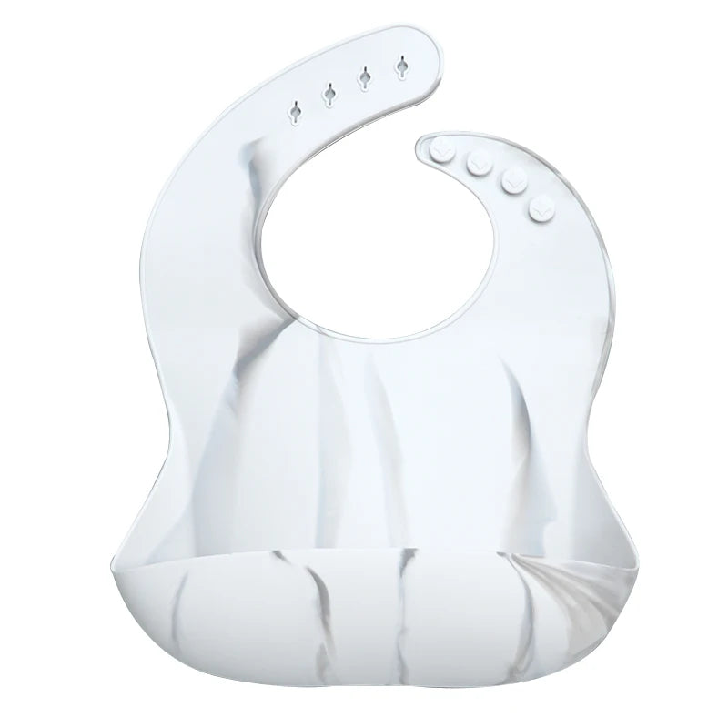 Best Gifts for Newborns Solid Silicone Baby Feeding Bibs Burp Cloths Bandana Fashionable Aprons Babador Breastplate Baby Stuff