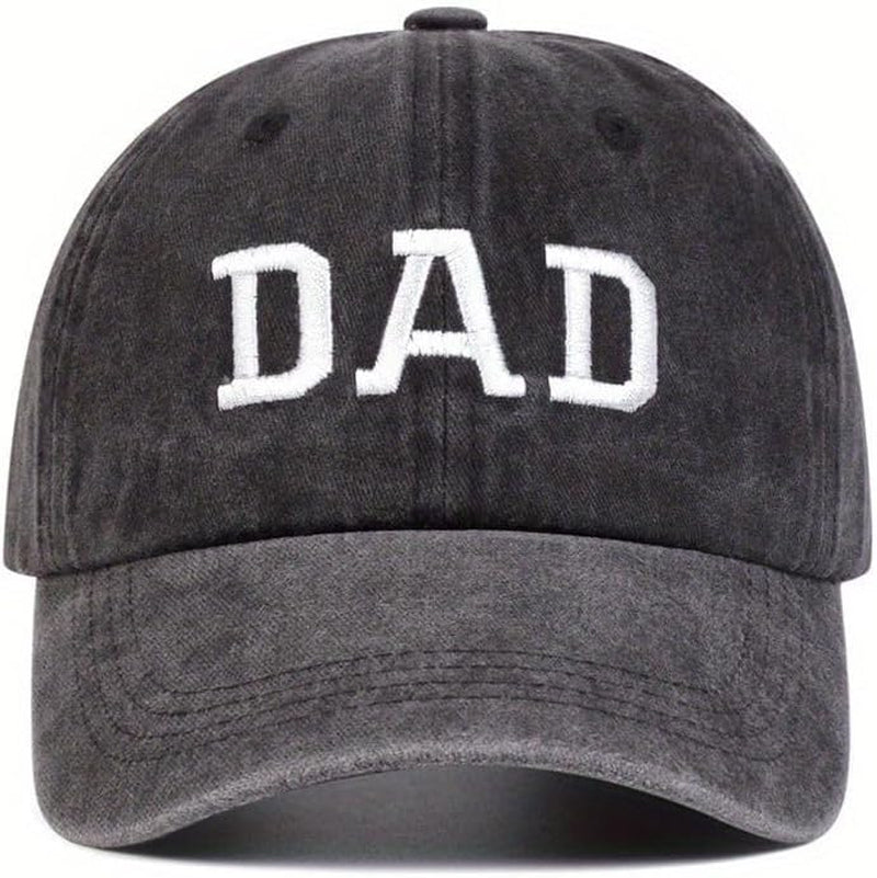 Mom Und Dad Baseball Cap – MOM & DAD Paar Set – Besticktes Washed Denim, Verstellbar, Geschenk Für Paare, Eltern,Unisex Baseballmütze
