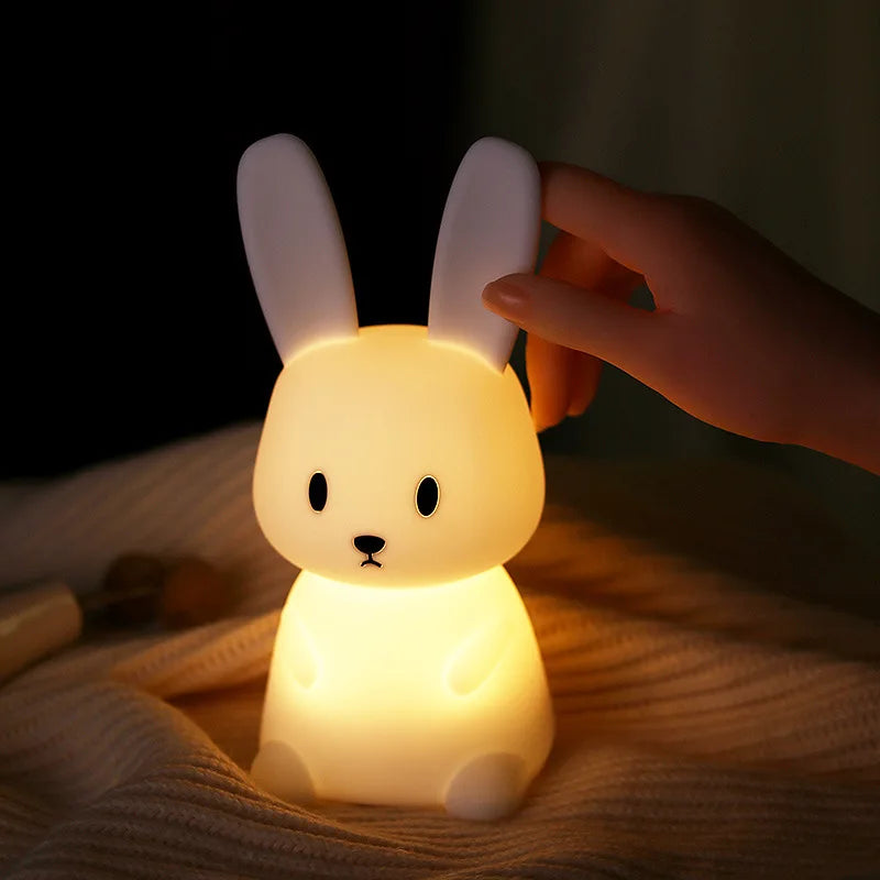 Freyza - Whimsical LED Night Light Collection | Touch Sensor Lamp with 7 Color Modes | Rechargeable for Kids' Bedroom