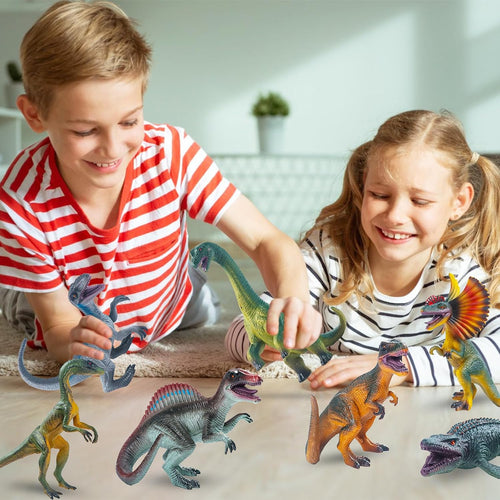 8-teilig Dinosaurier Spielzeug Set, Dinosaurier Figuren Kinder, Dinosaurier Ornament Set, Mini Dinosaurier Modelle, Dinosaurier Figuren Spielset, Für Jungen Mädchen Geburtstagsgeschenk