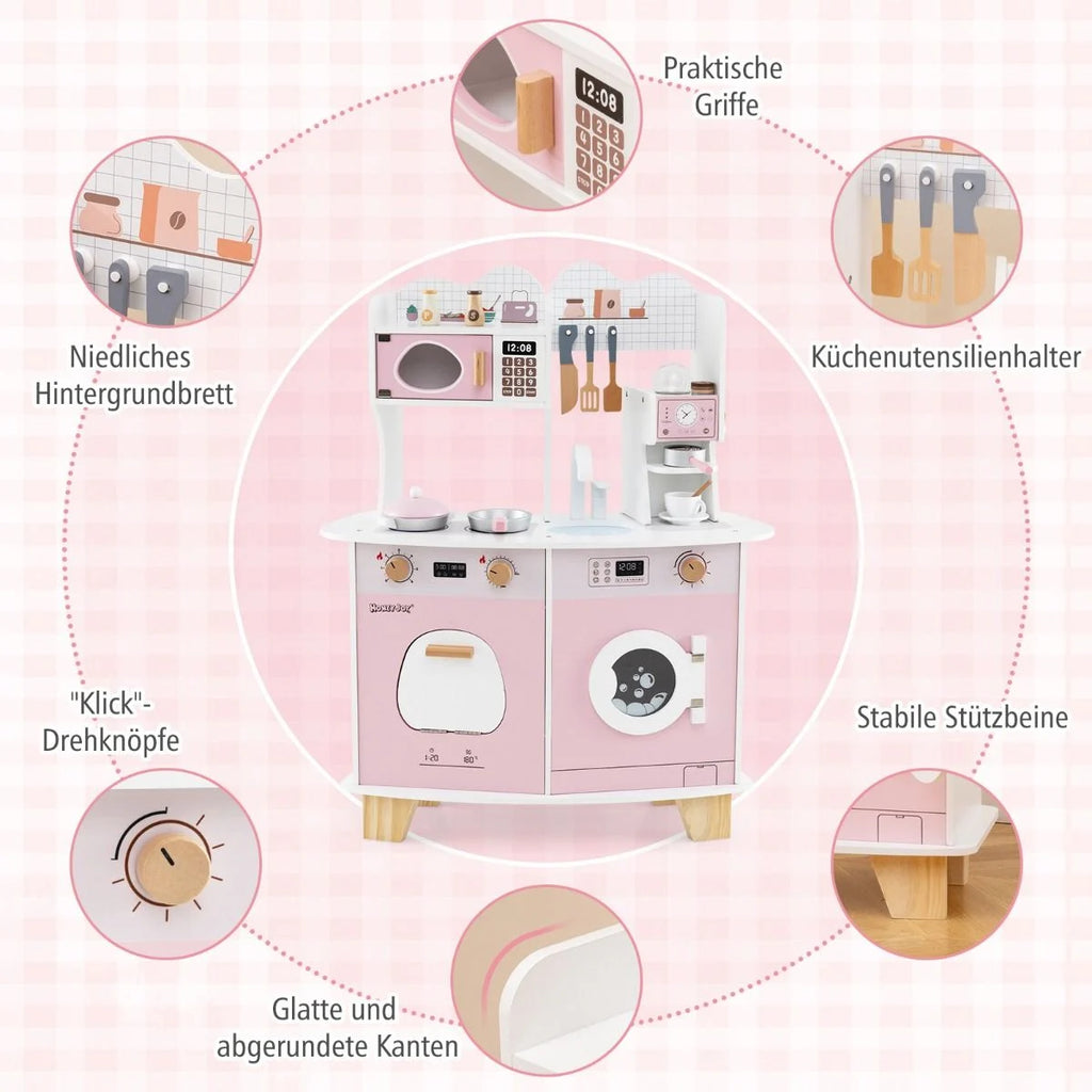 Kinderküche Mit Zubehör & Kaffeemaschine & Mikrowelle & Ofen Kinder Küche Spielküche