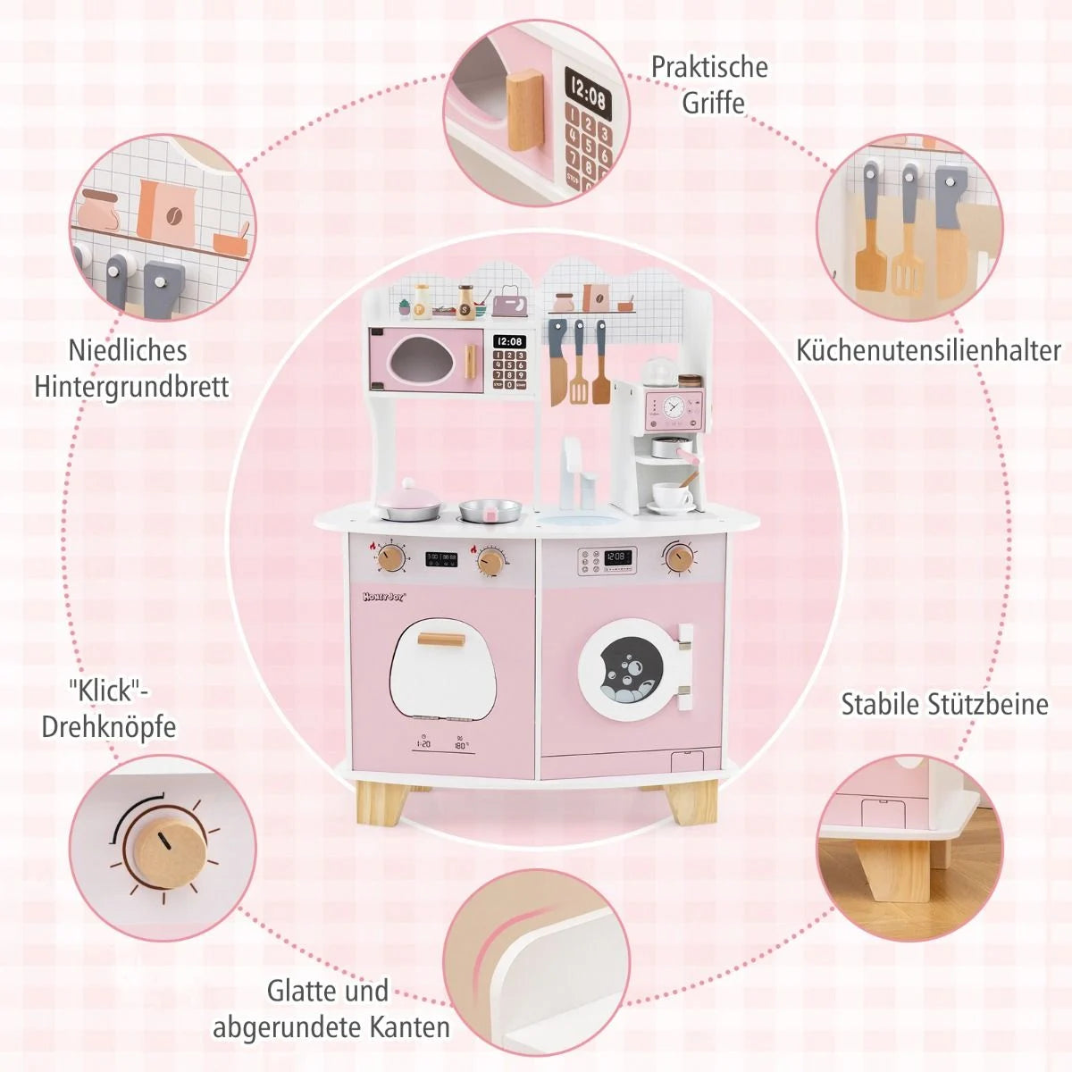 Kinderküche Mit Zubehör & Kaffeemaschine & Mikrowelle & Ofen Kinder Küche Spielküche